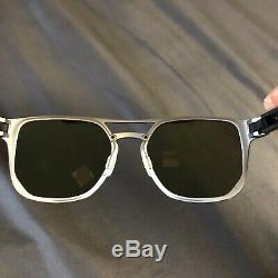 $316 Oakley Latch Alpha OO4128-04 LT GUNMETAL PRIZM POLARIZED Men's Sunglasses