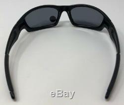 AUTHENTIC Oakley Men's Straight Jacket Sunglasses Matte Black Grey Polar 24-124
