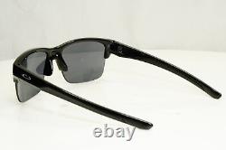 Authentic Oakley Mens Black Polished Iridium Sunglasses Thinklink OO9316 03 63mm