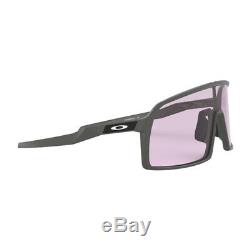 Authentic Oakley Sutro Sunglasses OO9406 04 Matte Dark Grey Pink Prizm Lens 37mm