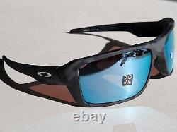 Brand New Oakley Double Edge Sunglasses Mt Black Camo/PRIZM Deep Water Polarized