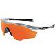 Brand New Oakley M2 Frame Silver Fire Iridium Men's Sunglasses Oo9212-04