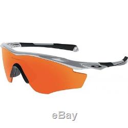 Brand New Oakley M2 Frame Silver Fire Iridium Men's Sunglasses OO9212-04