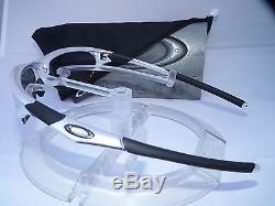 CUSTOM OAKLEY HALF JACKET 1.0 Sunglasses 12-655 Polished Aluminum / Ice Iridium