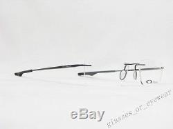 Eyeglass Frames-Oakley keel OX3122-0153 Polished Black Titanium Rimless Glasses