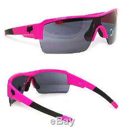 Fox The Duncan Sport Sunglasses by Oakley Hot Pink Frame Grey Lens Sample USA