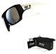 Fox By Oakley The Remit Sunglasses Matte Black & White Chrome Iridium Fx9017-04