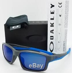 GENUINE Oakley Chainlink Sunglasses OO9247-05 Matte Grey Frame With Ice Iridium