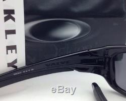 GENUINE Oakley Valve Sunglasses OO9236-01 Polished Black Black Iridium Lens