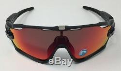Mens Oakley Sunglasses Jawbreaker Black Ink Red Polarized OO9290-08 AUTHENTIC