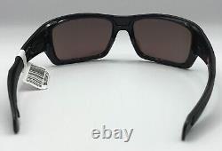 Mens Oakley Turbine Black Frames With Blue Polarized Lens Sunglasses OO9263-14 NWT