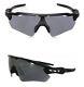 New Authentic Oakley Radar Ev Path Sunglasses Matte Black /black Iridium 9208-01