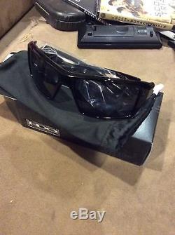 NEW Genuine Oakley Eyepatch 2 Sunglasses Polished Black/Grey Lens Mens 009136-13
