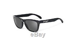 NEW Genuine Oakley FROGSKINS OO9013 24 306 Mens Womens Sunglasses Black 55mm