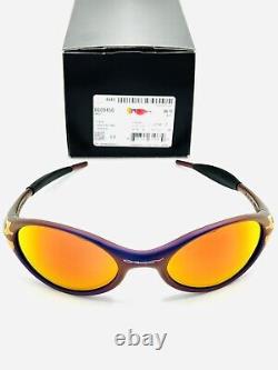 NEW OAKLEY BRAINDEAD FLAMES EYE JACKET SUNGLASSES COLORSHIFT With PRIZM RUBY LENS