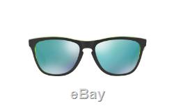 NEW OAKLEY FROGSKINS Eclipse Collection Green Jade Iridium Sunglasses OO 9013-A8