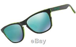 NEW OAKLEY FROGSKINS Eclipse Collection Green Jade Iridium Sunglasses OO 9013-A8