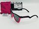New Oakley Frogskins Hybrid Sunglasses Black & Neon Pink With Trigger Arms