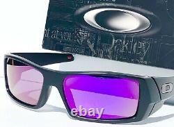 NEW OAKLEY GASCAN Matte BLACK POLARIZED Galaxy Purple Violet Sunglass 9014