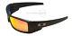 New Oakley Gascan Sunglasses 26-246 Matte Black Frame / Ruby Iridium Lens