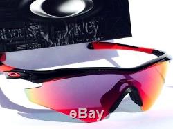 NEW OAKLEY M2 BLACK w Positive Red Iridium Lens Baseball Bike Sunglass