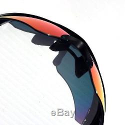 NEW OAKLEY M2 BLACK w Positive Red Iridium Lens Baseball Bike Sunglass