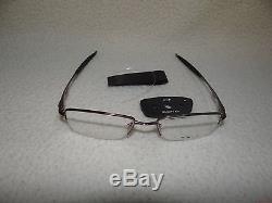 NEW OAKLEY MENS OPTHALMIC SCULPT 6.0 GLASSES BRUSHED CHROME