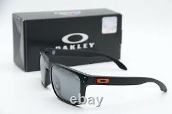 NEW OAKLEY OO9102 HOLBROOK M855 BLACK AUTHENTIC FRAMES SUNGLASSES With CASE 57-18