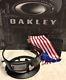 New Oakley Si Fuel Cell Matte Black-tonal Flag Withgrey Mens Sunglasses Oo9096-29