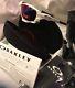 New Oakley Sunglasses Racing Jacket Oo9171-32 White Prizm Road With Extra Lenses
