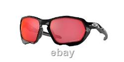NEW Oakley 9019 Oakley Plazma Sunglasses 901907 Black 100% AUTHENTIC