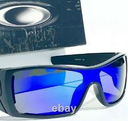 NEW! Oakley BATWOLF Black Ink POLARIZED Galaxy Blue 2 lens Sunglass 910157