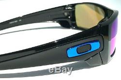 NEW Oakley BATWOLF Black POLARIZED Galaxy Sapphire Blue Sunglass 9101