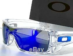 NEW Oakley BATWOLF CLEAR w POLARIZED Galaxy Blue 2 lens set Sunglass 9101
