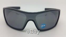 NEW Oakley Batwolf sunglasses Matte Black Iridium Polarized 9101-35 Bat GENUINE