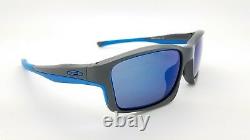 NEW Oakley Chainlink sunglasses Matte Grey Ice 9247-05 Blue Chain AUTHENTIC 9247
