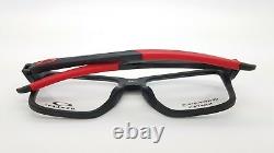 NEW Oakley Chamfer Squared RX Prescription frame Black Red OX8143-0552 52mm