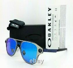 NEW Oakley Coldfuse sunglasses Satin Chrome Prizm Sapphire oo6042-0452 AUTHENTIC