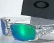 New Oakley Crankshaft Clear Polarized Galaxy Jade Iridium Sunglass 9239