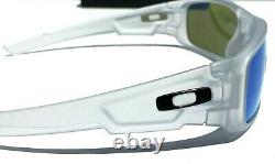 NEW Oakley Crankshaft Clear Matte POLARIZED Galaxy JADE Iridium Sunglass 9239