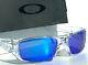 New Oakley Crankshaft Clear Polarized Galaxy Blue Iridium Sunglass 9239