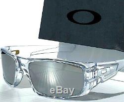 NEW Oakley Crankshaft Clear POLARIZED Galaxy Chrome Mirror Iridium Sunglass 9239
