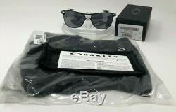 NEW Oakley Crosshair OO4060-03 Matte Black w Black Iridium Lens + Balaclava