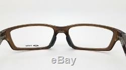 NEW Oakley Crosslink Pitch RX Prescription Eye Glasses Brown OX8041-1656 56mm