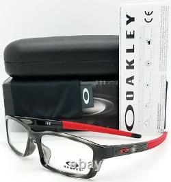 NEW Oakley Crosslink Youth RX Prescription frame Grey Red OX8111-0753 53mm Cross