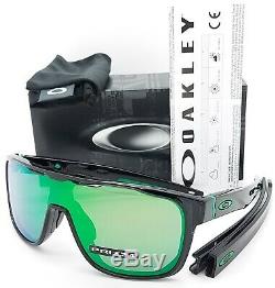 NEW Oakley Crossrange Shield sunglasses Black Prizm Jade Iridium 9387-0331 green