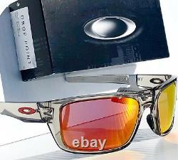 NEW Oakley DROP POINT Grey Ink w POLARIZED Galaxy Ruby 2 lens set Sunglass 9367