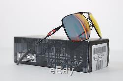 NEW Oakley Deviation Sunglasses Polished Black/Ruby Iridium OO4061-04