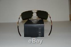 NEW Oakley Deviation Sunglasses Polished Gold with Dark Grey Lens 004061-02
