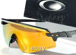 NEW Oakley ENCODER Matte Carbon PRIZM 24K Gold Lens Sunglass 9471-04